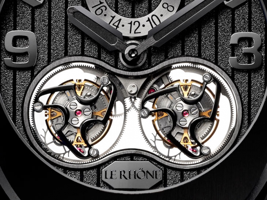 Baselworld 2019: Le Rhone Double Tourbillon Home Time Infinity Black