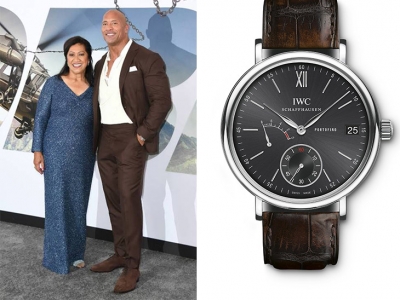 Dwayne Johnson usó un IWC en el estreno de &quot;Rápidos y Furiosos: Hobbs &amp; Shaw&quot;