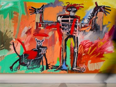 Subastan una pintura de Jean-Michel Basquiat por US$ 100 millones de dólares