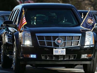 La poderosa limusina presidencial de Donald Trump