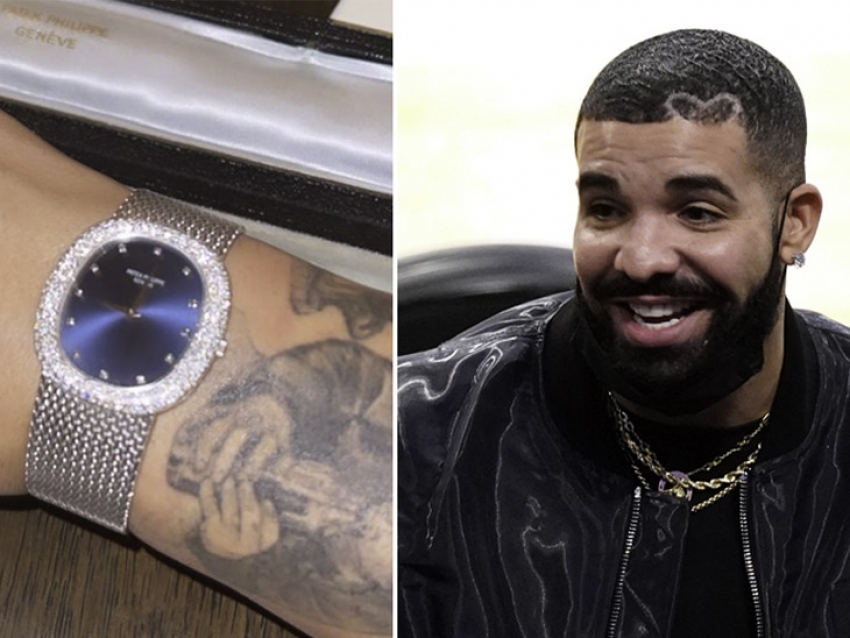 El Patek Philippe Golden Ellipse personalizado de Drake