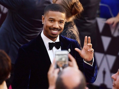 Michael B. Jordan asiste al Oscar 2019 con Piaget