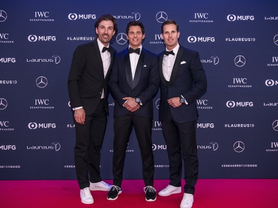 James Marsden e IWC entregaron los premios Laureus World Sports