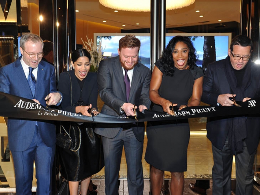 Audemars Piguet abrió una nueva boutique en Rodeo Drive junto a grandes figuras