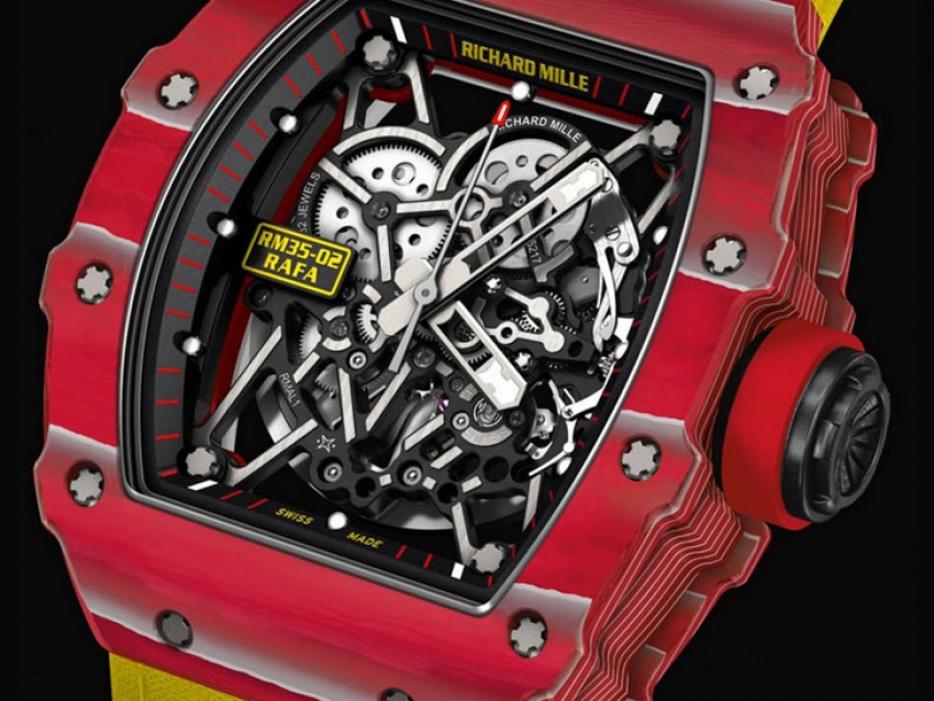 La precisión del flamante Richard Mille RM 35-02 de Rafael Nadal